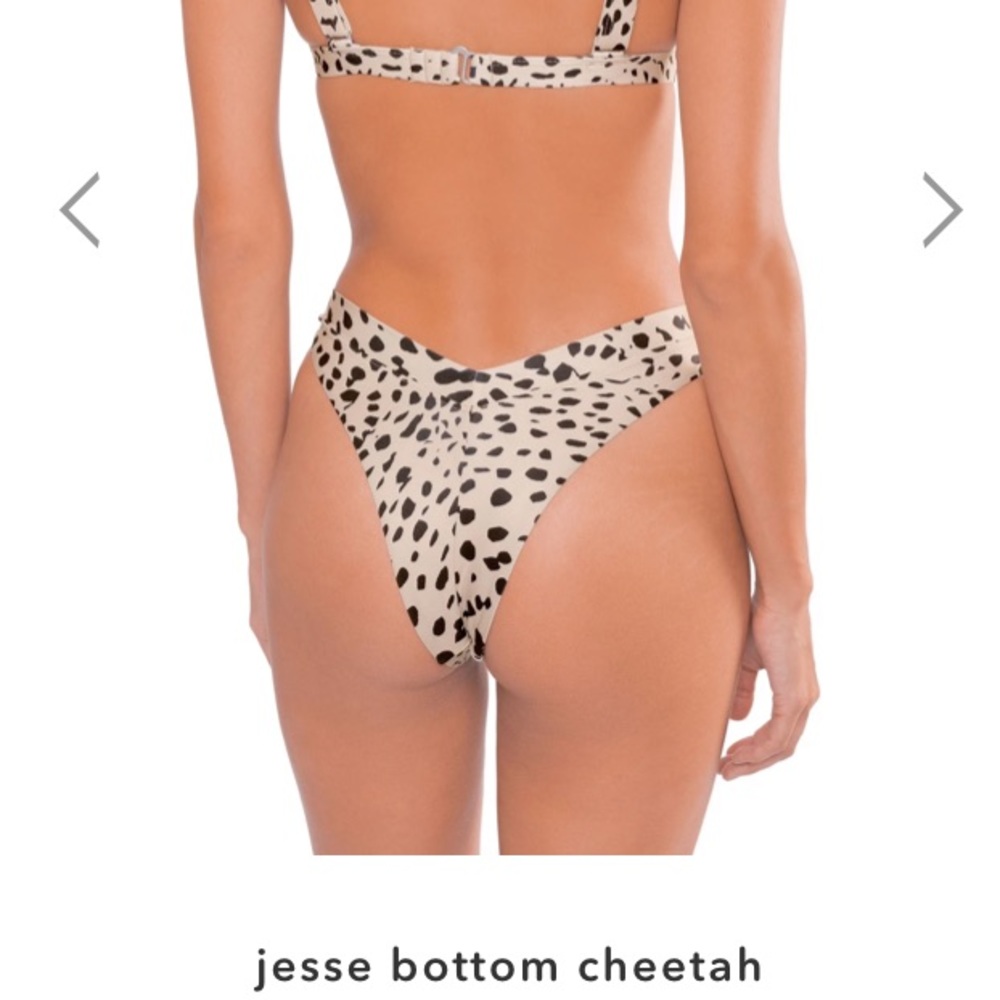 Oneone Swimwear High Rise Cheeky Bikini Bottom - Picture 2 of 6